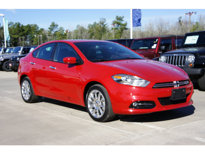 dodge dart 2013 red sedan limited gasoline 4 cylinders front wheel drive automatic 77388
