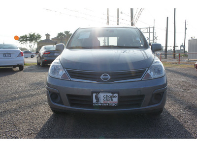 nissan versa 2012 dk  gray hatchback 1 8 s gasoline 4 cylinders front wheel drive automatic with overdrive 78520