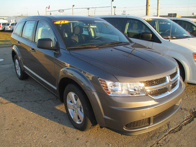 dodge journey 2013 gray american value package gasoline 4 cylinders front wheel drive automatic 62863