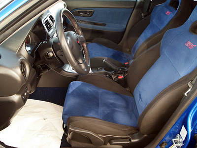 subaru impreza wrx sti 2006 wr blue sedan gasoline 4 cylinders all whee drive manual 80905