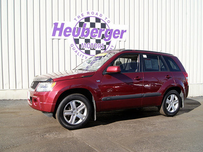 suzuki grand vitara 2008 moab red suv luxury gasoline 6 cylinders 4 wheel drive automatic 80905