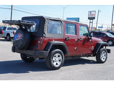 jeep wrangler unlimited 2007 red suv x 6 cylinders manual 78840