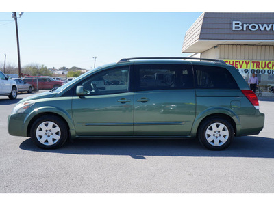 nissan quest 2004 green van 3 5 s 6 cylinders automatic 78840
