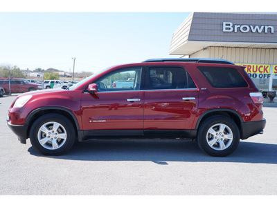 gmc acadia 2007 red suv slt 2 6 cylinders shiftable automatic 78840