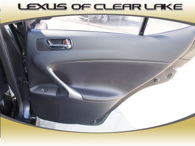 lexus is 250 2009 dk  gray sedan gasoline 6 cylinders rear wheel drive automatic 77546