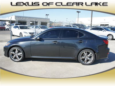 lexus is 250 2009 dk  gray sedan gasoline 6 cylinders rear wheel drive automatic 77546