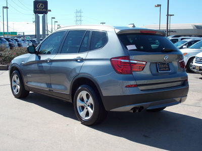 bmw x3 2011 dk  gray xdrive28i gasoline 6 cylinders all whee drive shiftable automatic 77074