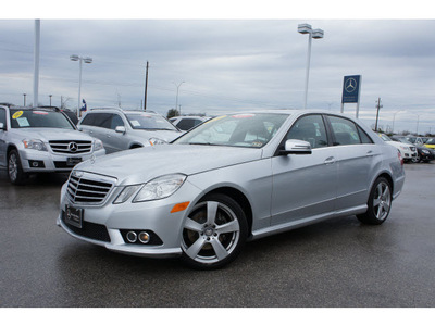 mercedes benz e class 2010 silver sedan e350 luxury 6 cylinders automatic 78626