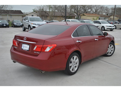 lexus es 2009 red sedan 350 gasoline 6 cylinders front wheel drive automatic 78411