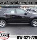 chevrolet equinox 2013 black ls gasoline 4 cylinders front wheel drive automatic 76051