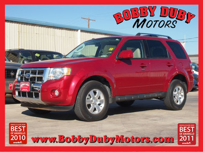 ford escape 2010 red suv limited flex fuel 6 cylinders front wheel drive automatic 79110