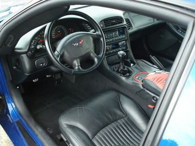 chevrolet corvette 2003 blue coupe z06 hardtop gasoline v8 rear wheel drive manual 17972