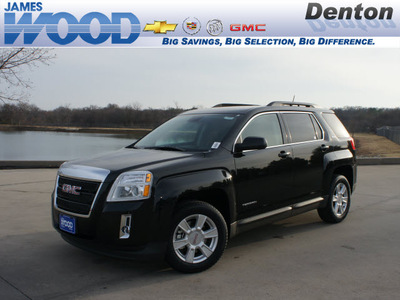 gmc terrain 2013 black suv sle 2 gasoline 4 cylinders front wheel drive 6 speed automatic 76206