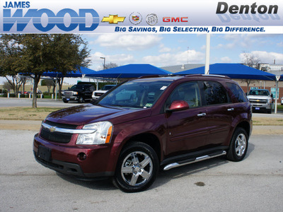 chevrolet equinox 2009 dk  red suv ltz gasoline 6 cylinders front wheel drive automatic 76206