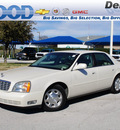 cadillac deville 2002 white sedan gasoline 8 cylinders front wheel drive automatic 76206