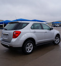 chevrolet equinox 2013 silver suv ls gasoline 4 cylinders front wheel drive automatic 76206