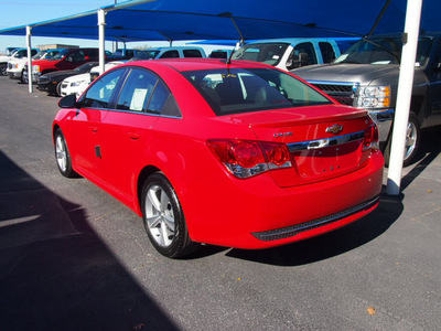 chevrolet cruze 2013 red sedan 2lt auto gasoline 4 cylinders front wheel drive automatic 76234