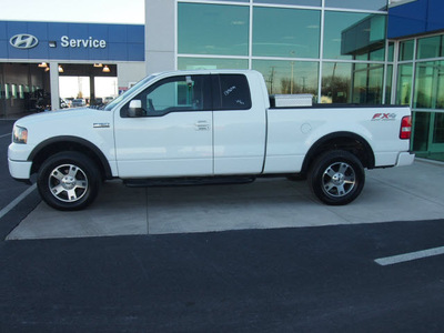 ford f 150 2008 white fx4 flex fuel 8 cylinders 4 wheel drive 4 speed automatic 76234