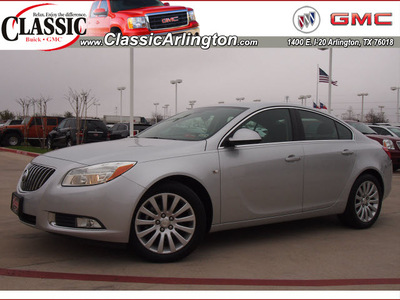 buick regal 2011 silver sedan cxl gasoline 4 cylinders front wheel drive automatic 76018