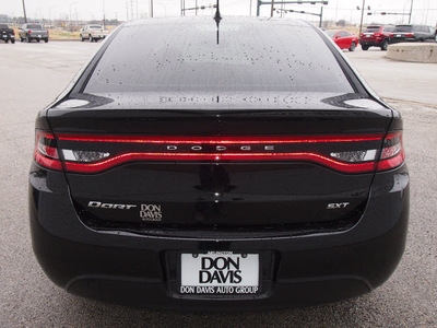 dodge dart 2013 black sedan sxt gasoline 4 cylinders front wheel drive automatic 76011