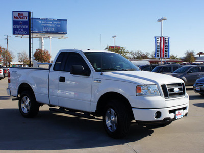 ford f 150 2007 white stx gasoline 8 cylinders 4 wheel drive 4 speed automatic 76210