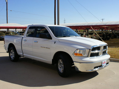 ram 1500 2011 white pickup truck slt flex fuel 8 cylinders 2 wheel drive 5 speed automatic 76210