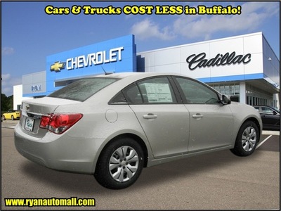 chevrolet cruze 2013 silver sedan ls gasoline 4 cylinders front wheel drive automatic 55313