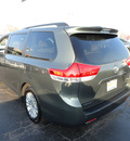 toyota sienna 2012 green van xle gasoline 6 cylinders front wheel drive automatic 60443