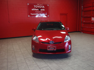 toyota prius 2011 red hybrid 4 cylinders front wheel drive automatic 76116