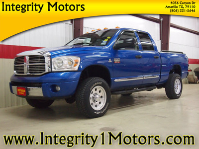 dodge ram 3500 2007 blue laramie diesel 6 cylinders 4 wheel drive automatic 79110