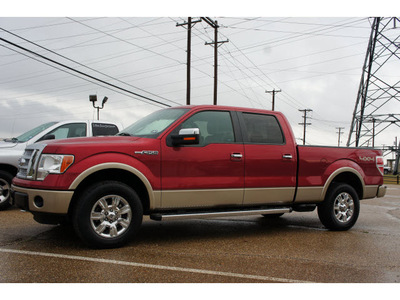 ford f 150 2011 dk  red lariat 8 cylinders tiptronic 76710