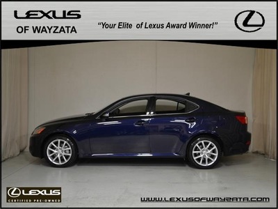 lexus is 250 2011 dk  blue sedan premium package gasoline 6 cylinders all whee drive automatic 55391