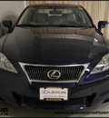 lexus is 250 2011 dk  blue sedan premium package gasoline 6 cylinders all whee drive automatic 55391