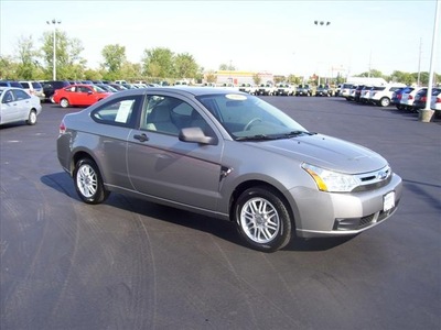 ford focus 2008 charcoal coupe gasoline 4 cylinders front wheel drive automatic 14424