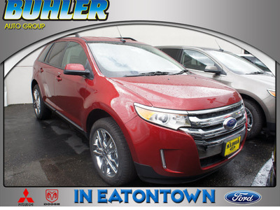 ford edge 2013 ruby red met suv sel gasoline 6 cylinders all whee drive 6 speed auto 6f 07724