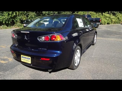 mitsubishi lancer 2013 dk  blue sedan se gasoline 4 cylinders all whee drive not specified 07724