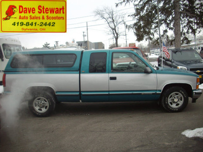 chevrolet 2500 1995 green pickup truck silverado gasoline v8 rear wheel drive automatic 43560