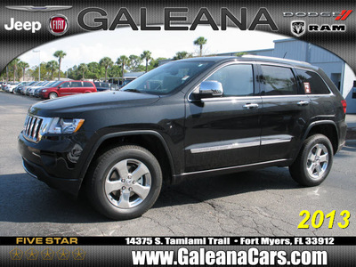 jeep grand cherokee 2013 black suv limited gasoline 6 cylinders 2 wheel drive automatic 33912