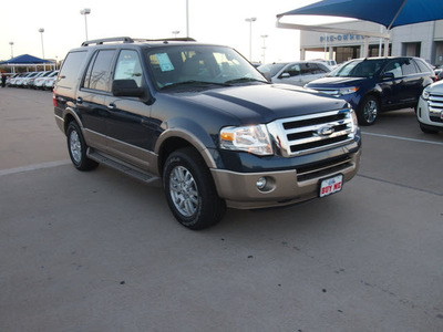 ford expedition 2013 blue suv xlt flex fuel 8 cylinders 2 wheel drive automatic 76108