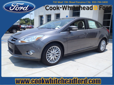 ford focus 2012 gray sedan sel gasoline 4 cylinders front wheel drive automatic 32401