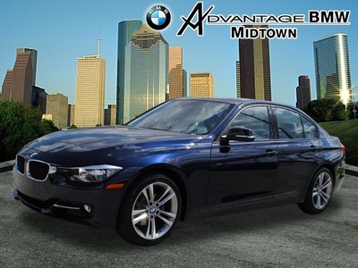 bmw 3 series 2013 dk  blue sedan 328i gasoline 4 cylinders rear wheel drive automatic 77002