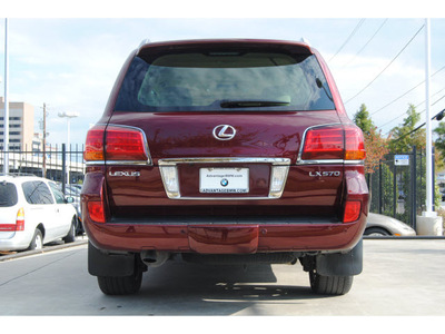 lexus lx 570 2008 red suv gasoline 8 cylinders 4 wheel drive automatic 77002
