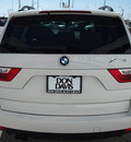 bmw x3 2007 white suv 3 0si gasoline 6 cylinders all whee drive automatic 76011