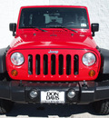 jeep wrangler unlimited 2008 red suv x gasoline 6 cylinders 4 wheel drive automatic 76011