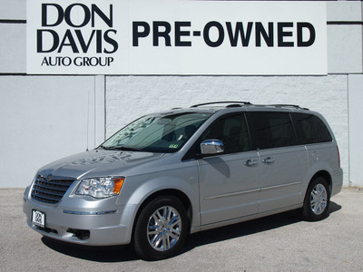 chrysler town and country 2010 silver van limited gasoline 6 cylinders front wheel drive automatic 76011