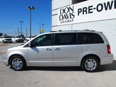 chrysler town and country 2010 silver van limited gasoline 6 cylinders front wheel drive automatic 76011
