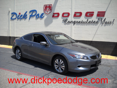 honda accord 2010 gray coupe ex gasoline 4 cylinders front wheel drive automatic 79925