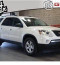 gmc acadia 2012 summit white drac suv sl gasoline 6 cylinders front wheel drive 6 speed automatic 79015