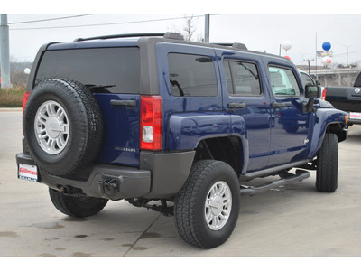 hummer h3 2009 blue suv gasoline 5 cylinders 4 wheel drive manual 78233