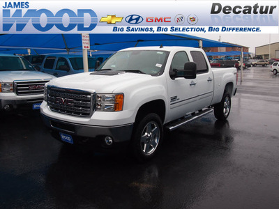 gmc sierra 2500hd 2013 white sle gasoline 8 cylinders 4 wheel drive automatic 76234